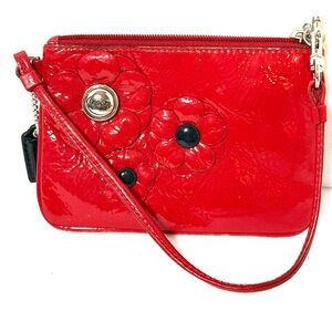 Coach poppy wristlet